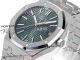 swiss replica Audemars Piguet Royal Oak 15510  green face 4302 movement watch (4)_th.jpg